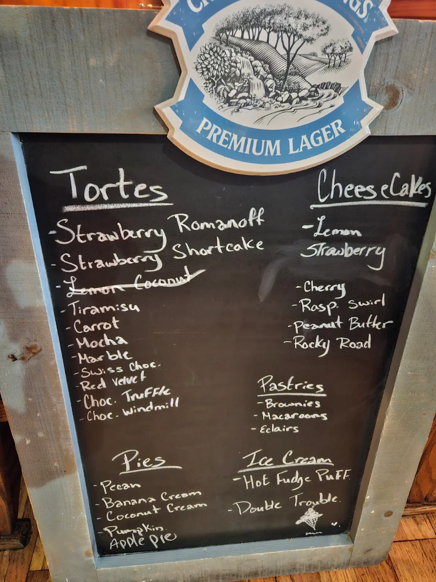 Menu, Tommy's Bar-B-Q