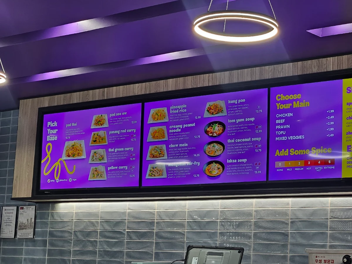 Menu, Rice and Noodle (17 Ave SW)