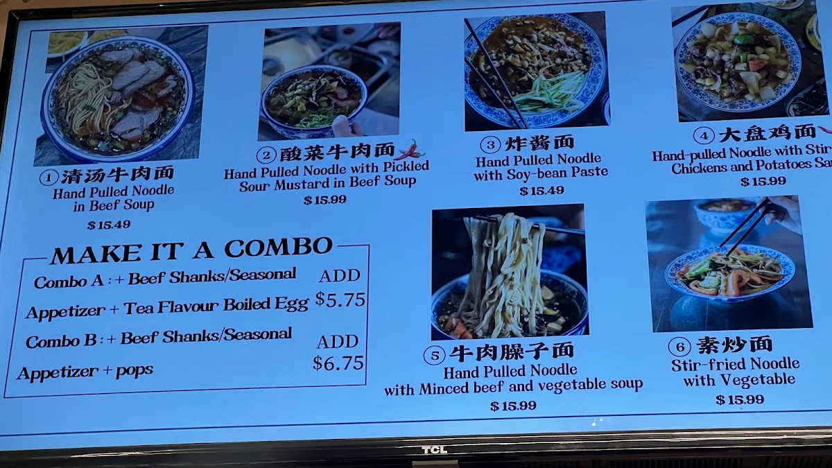 Menu, Calan Beef Noodle(Halal)