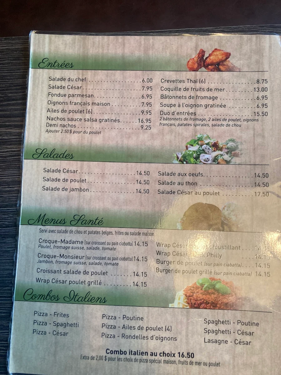Menu, Déli-Délice