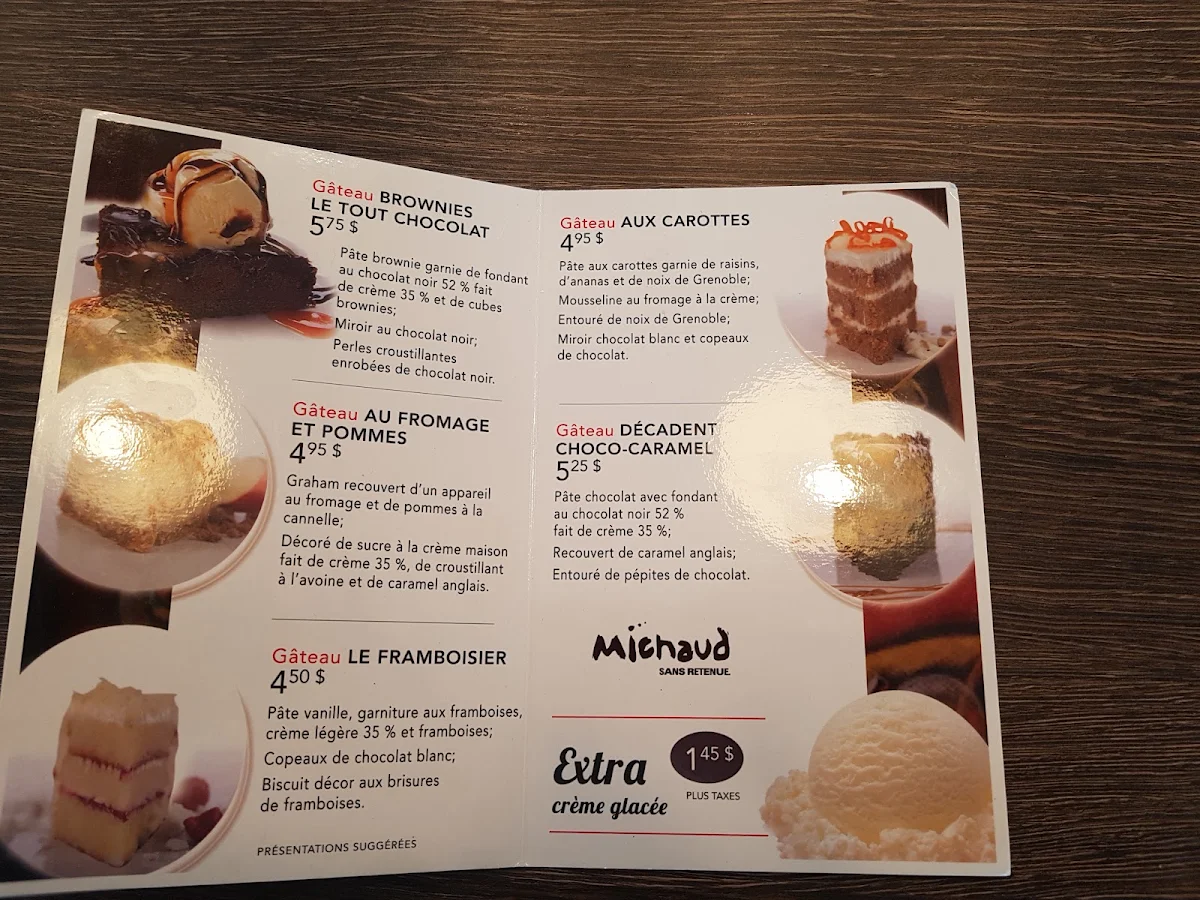 Menu, Déli-Délice