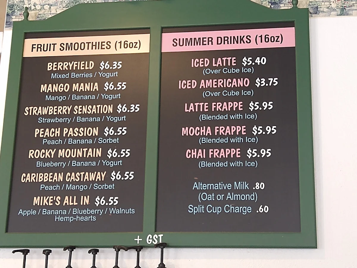 Menu, Cinnamon Spoon