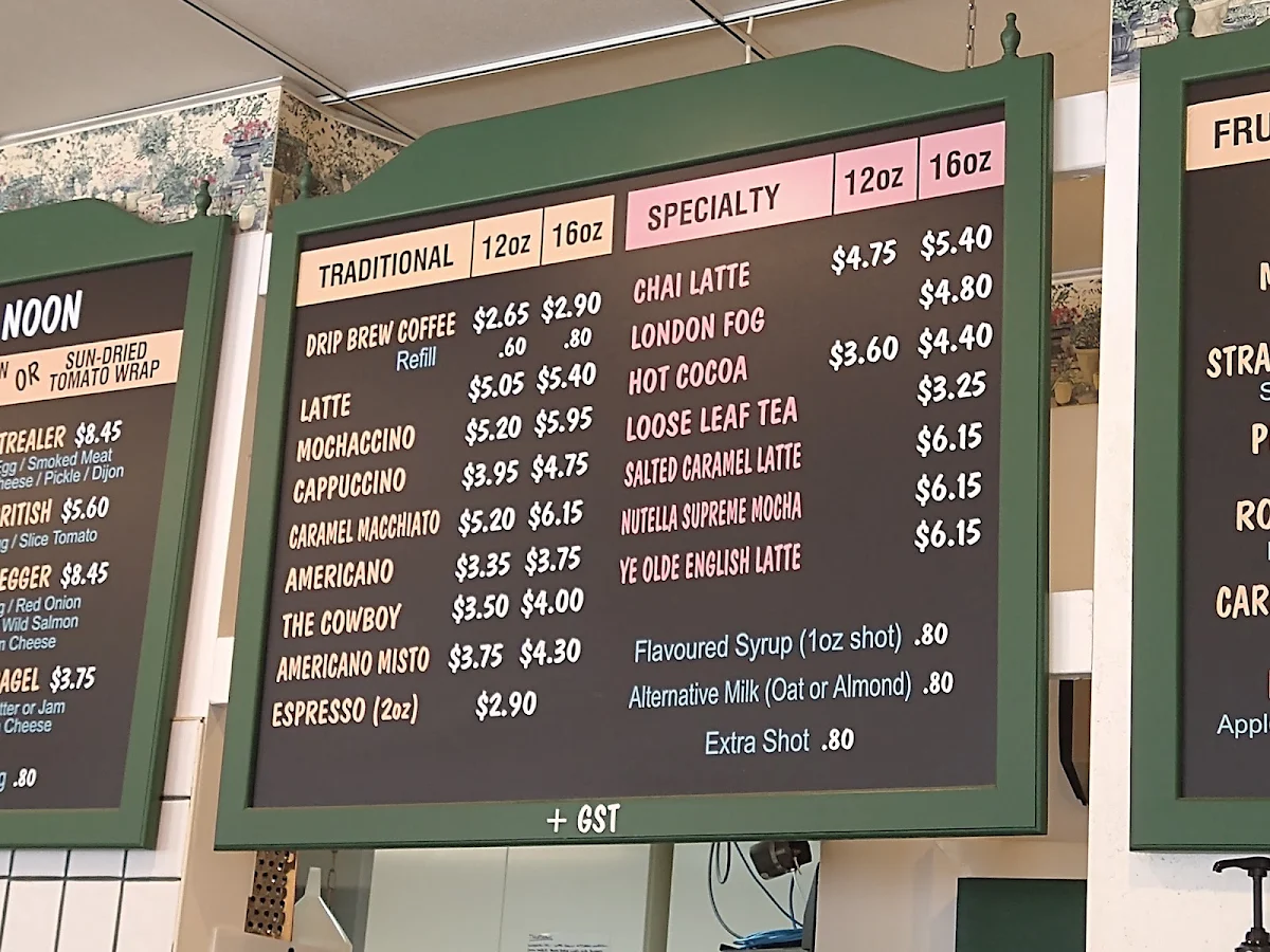 Menu, Cinnamon Spoon