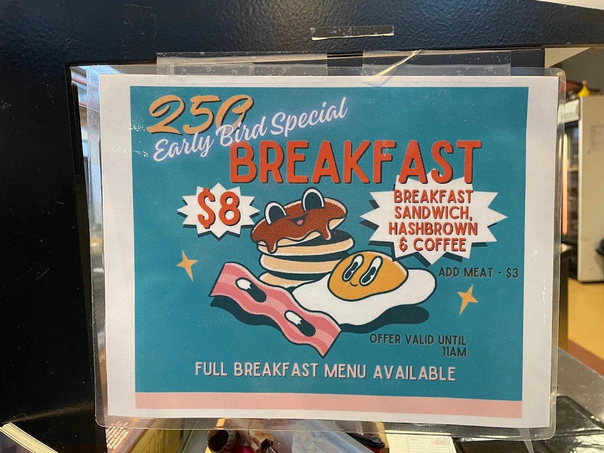 Menu, Flossie's Sandwich Parlor - Belleville