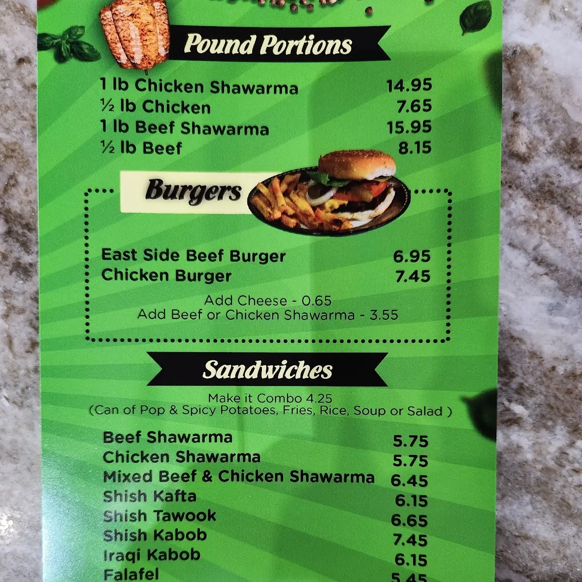 Menu photo 2