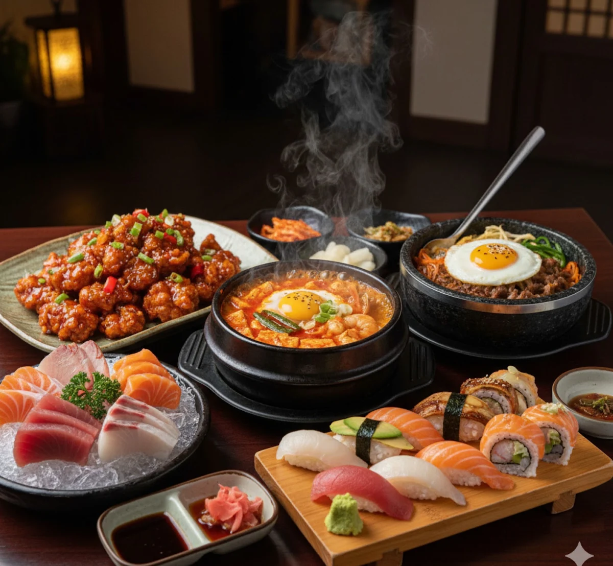 Food & drink, AJIO KOREAN &JAPANESE RESTAURANT (아지오 한식 일식)