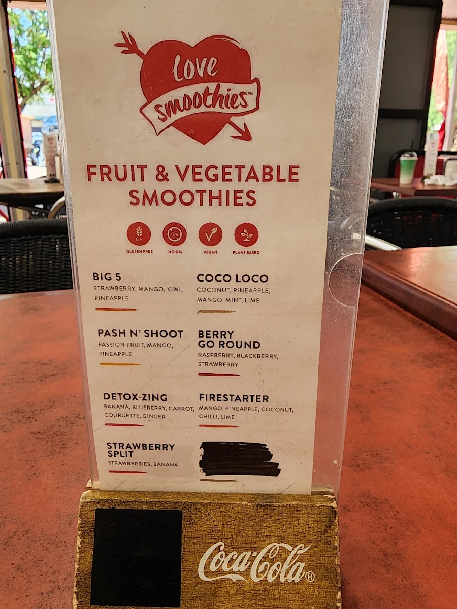 Menu, The Cola Café and Museum