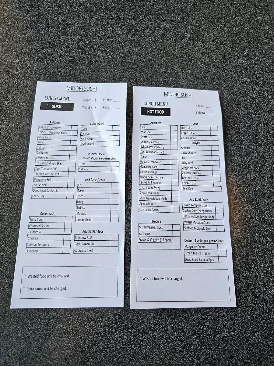 Menu photo 1