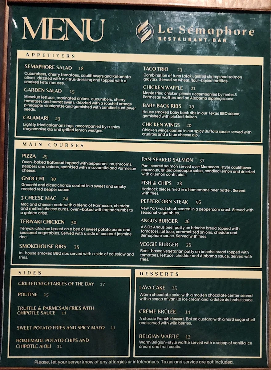 Menu photo 1