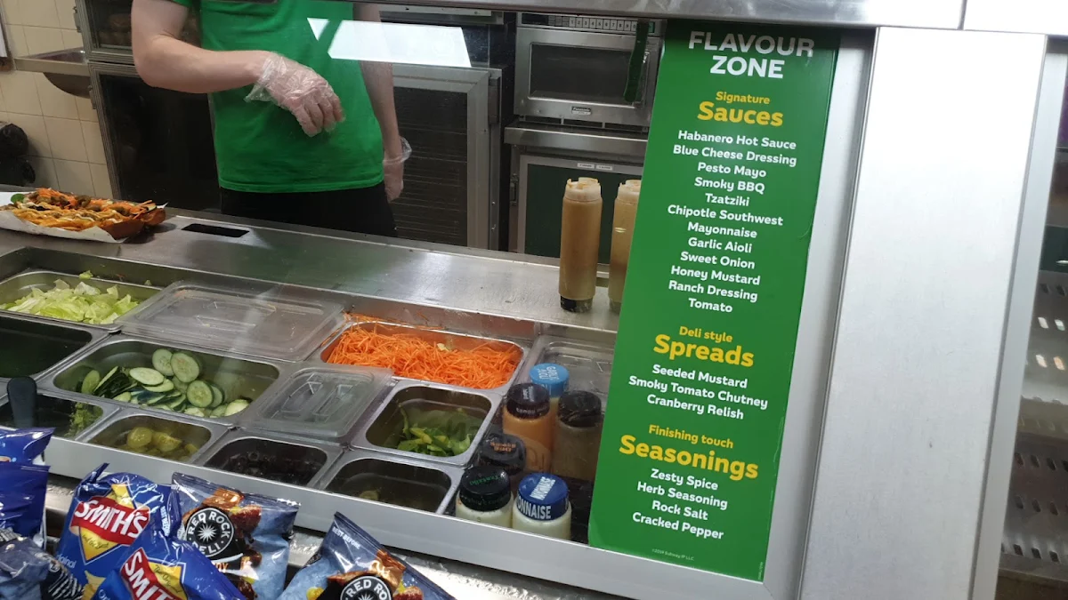Menu, Subway Coopers Plains