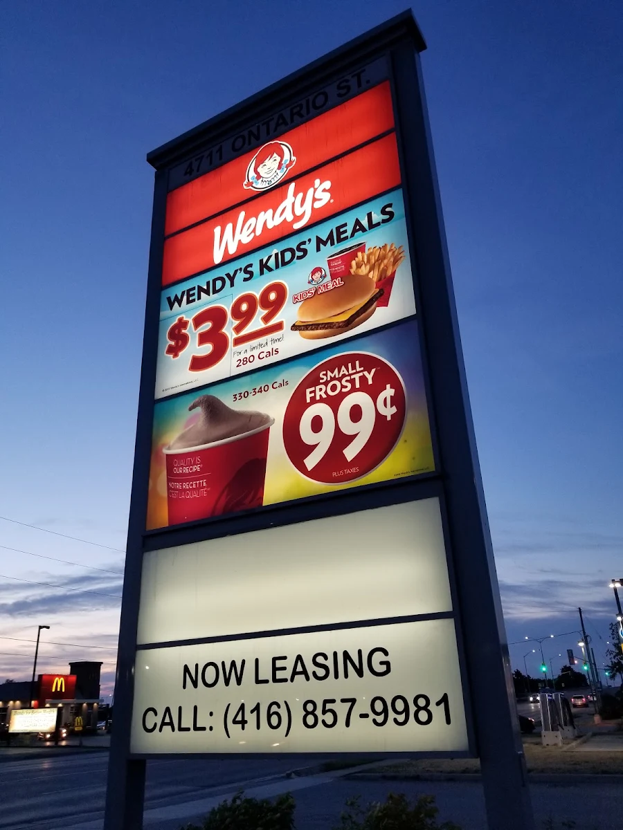 Menu, Wendy's