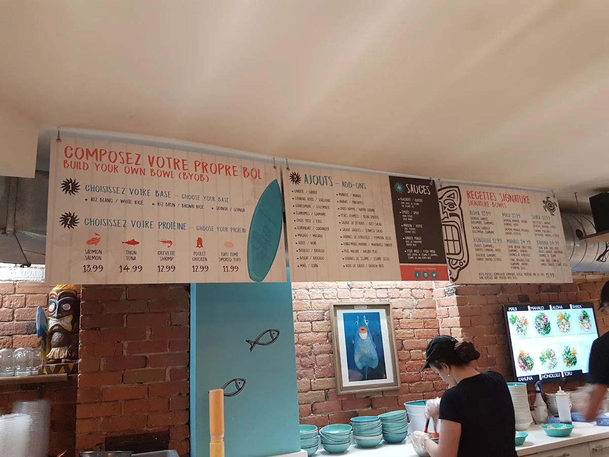 Menu, Le Poké Station Crescent