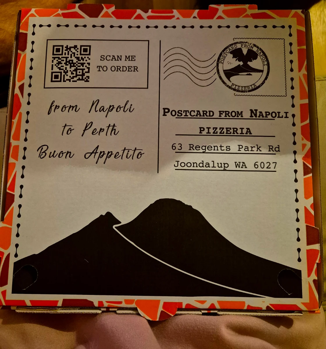 Menu, Postcard from Napoli