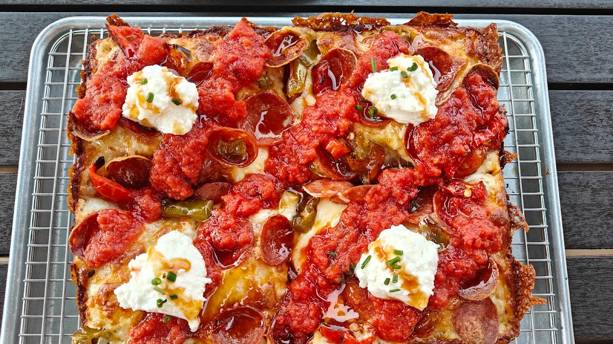 Food & drink, Renaissance Detroit Style Pizza