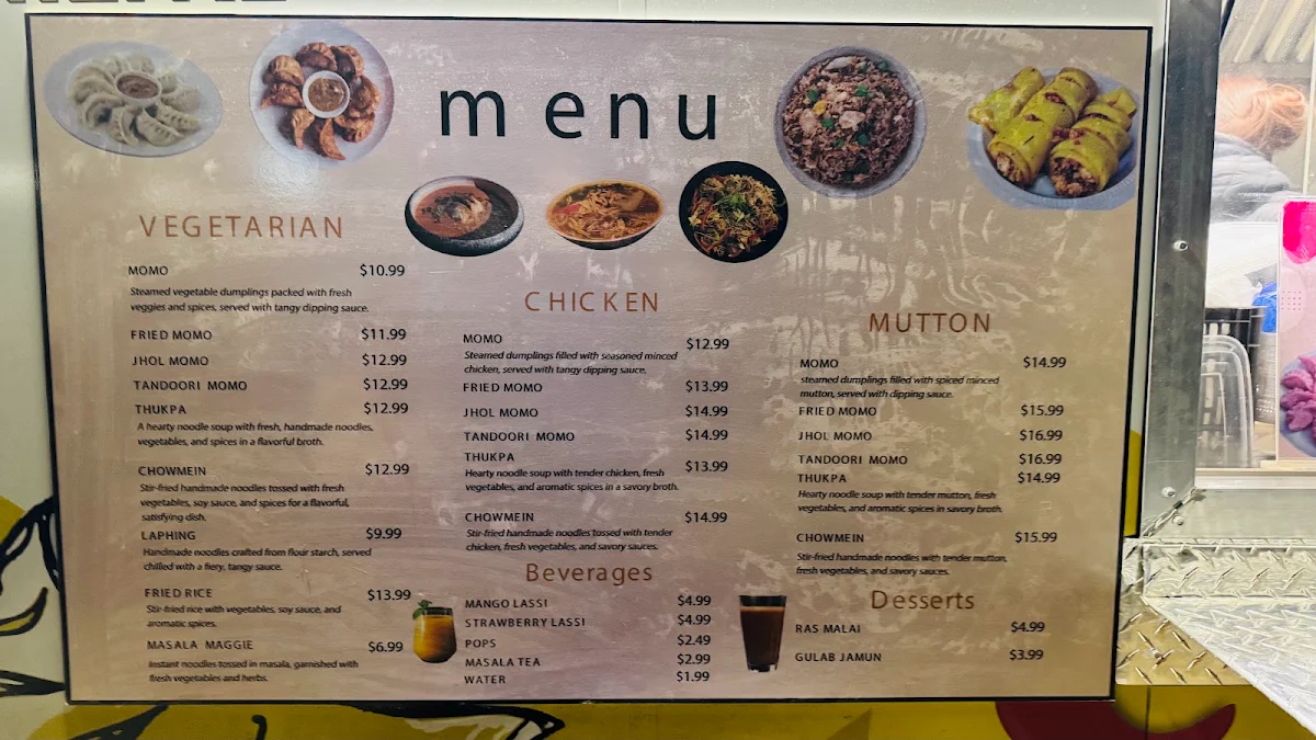 Menu, Mayalu