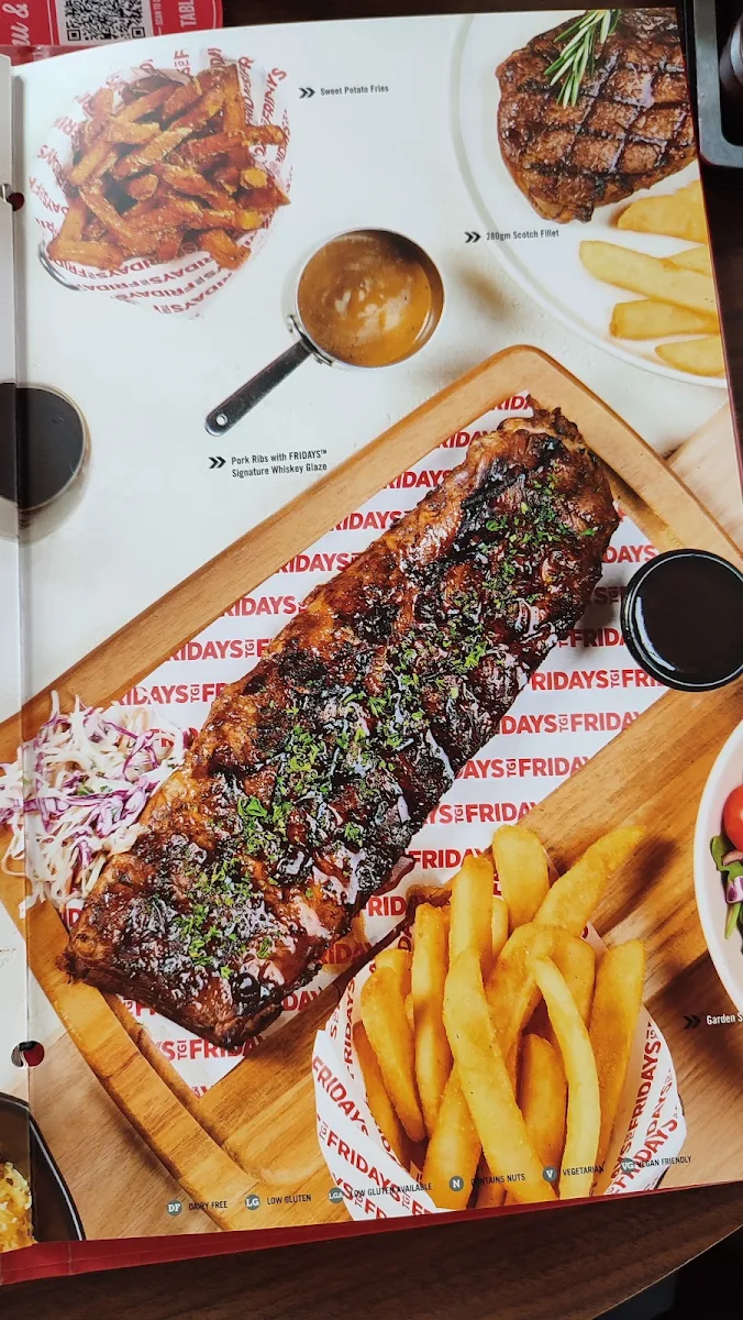 Menu, TGI Fridays Carousel