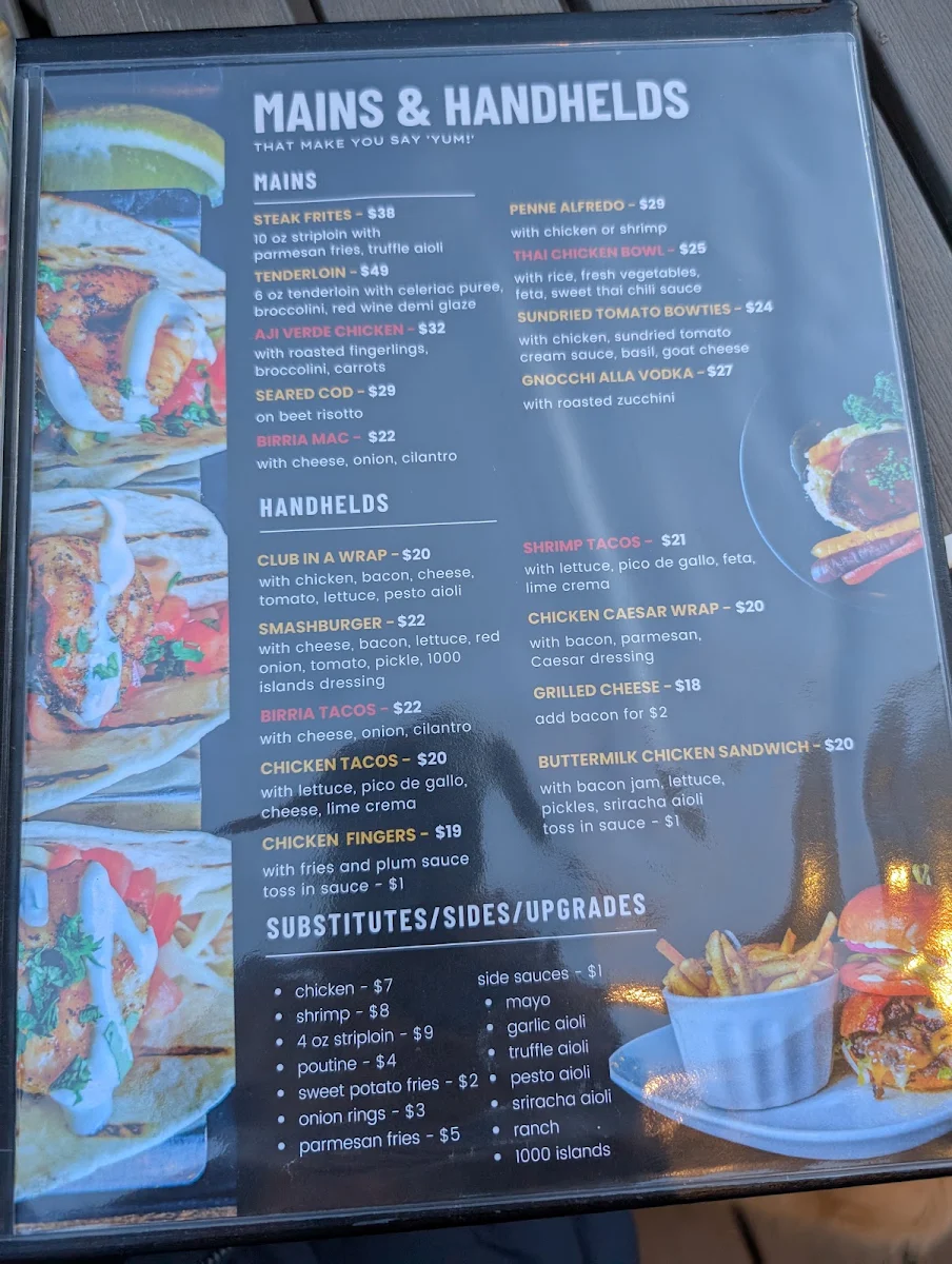 Menu, The Caesar Company