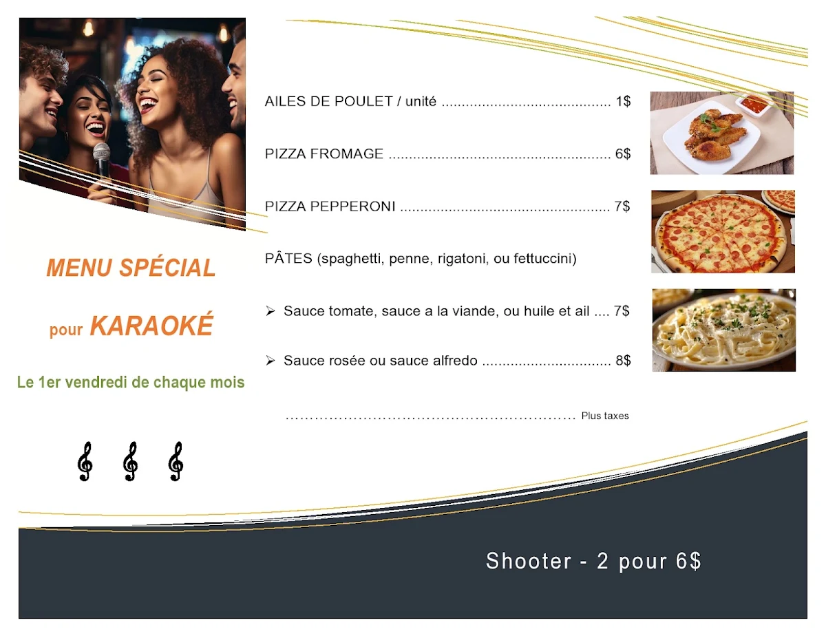 Menu, Cafe Bistro IL Momento