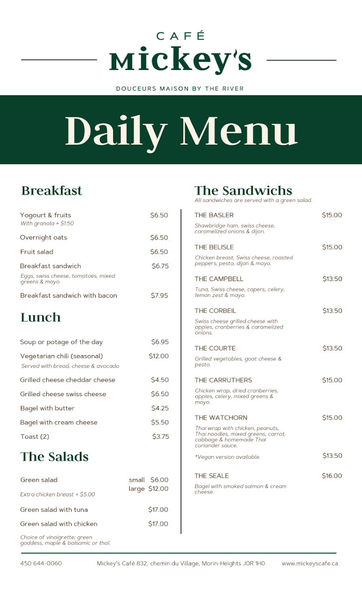 Menu photo 1