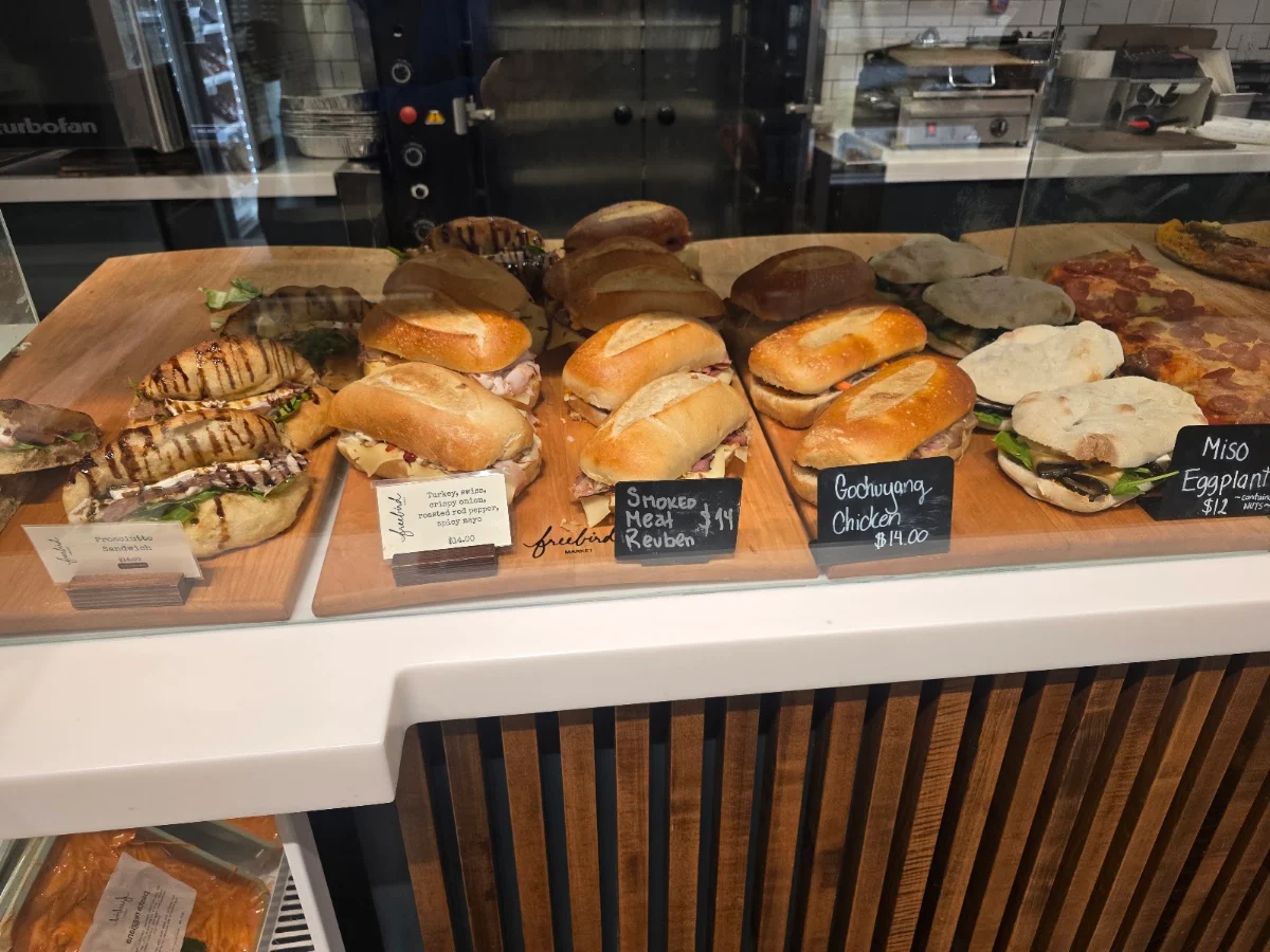 Menu, Freebird Market