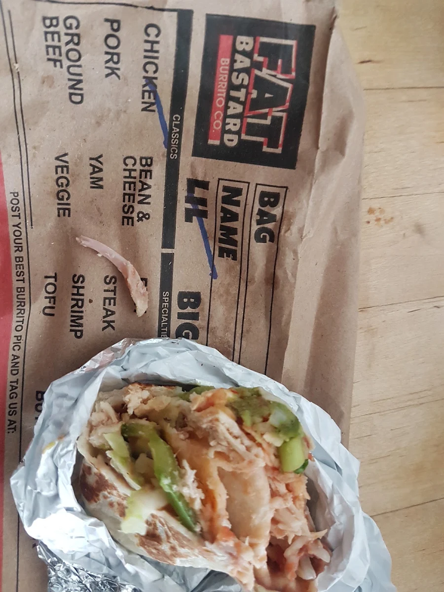 Menu, Fat Bastard Burrito
