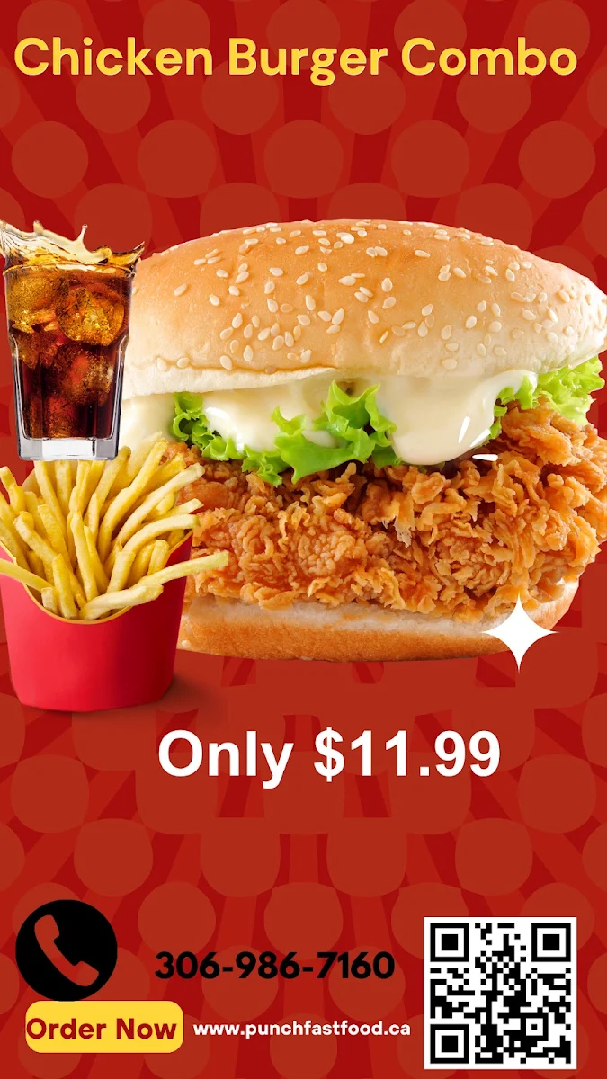 Menu, Punch Fast Food