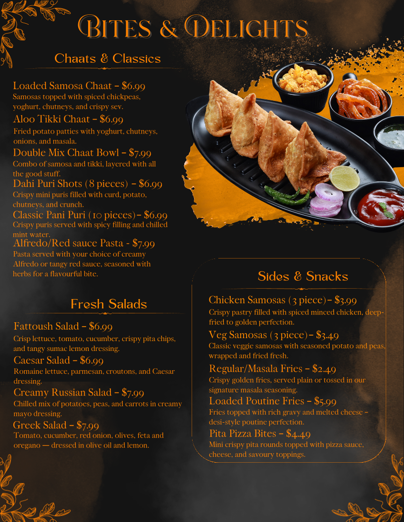 Menu, Hungry Bite