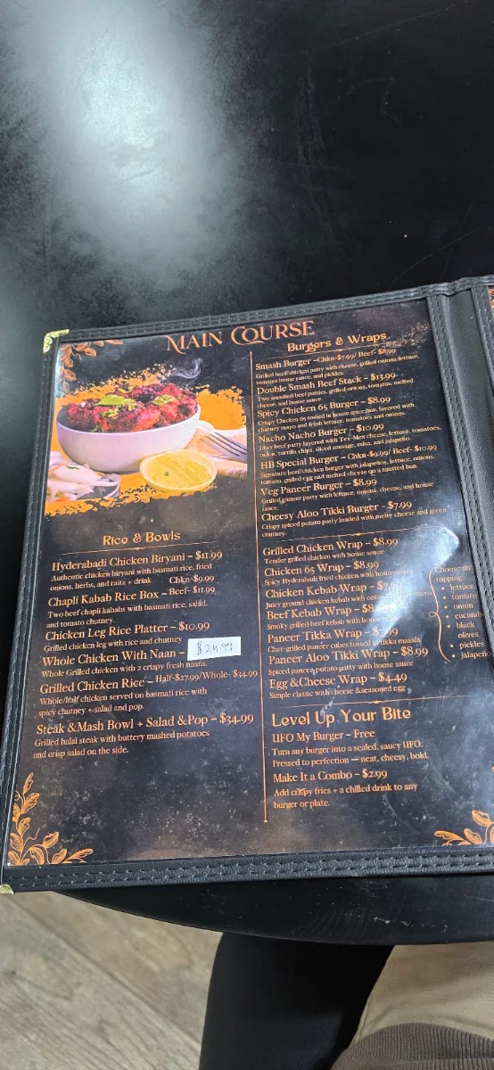 Menu, Hungry Bite