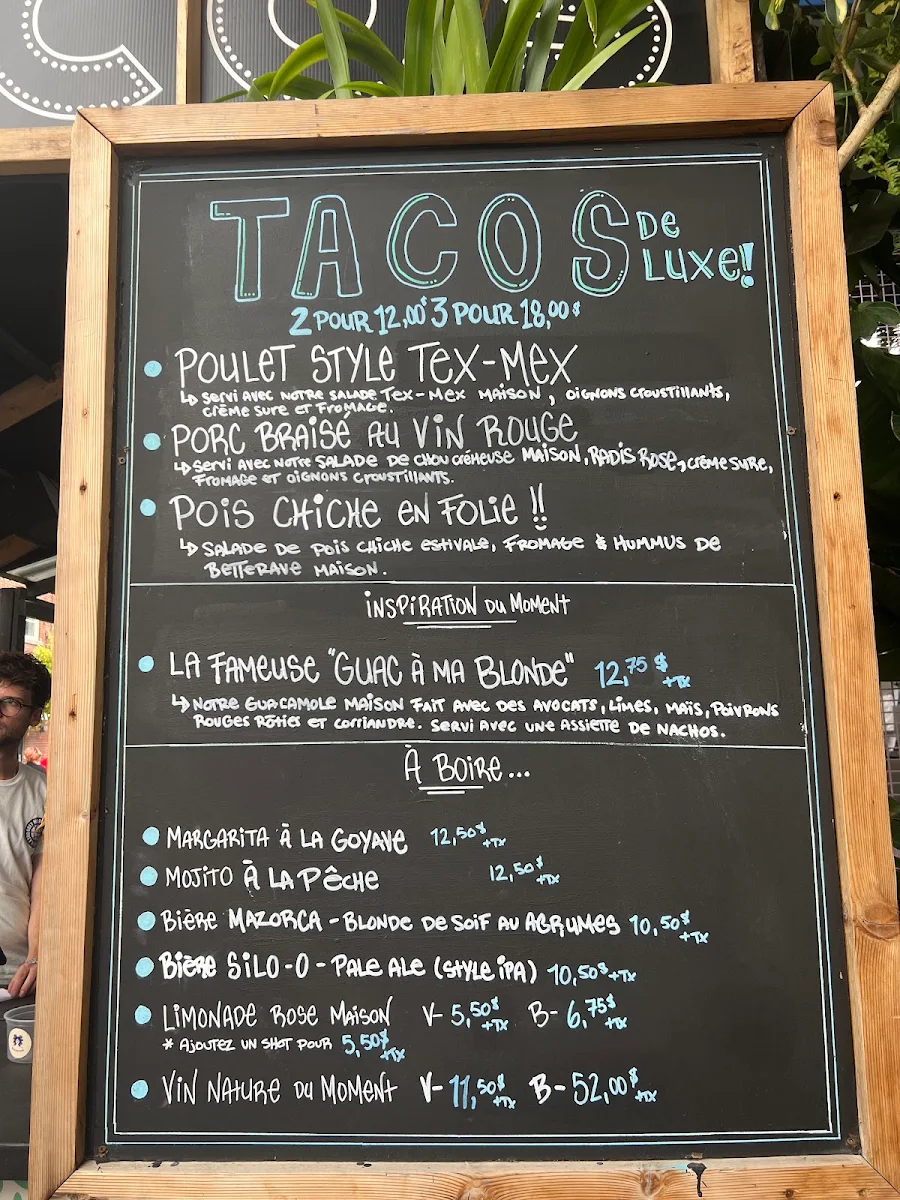 Menu, Mazorca MTL
