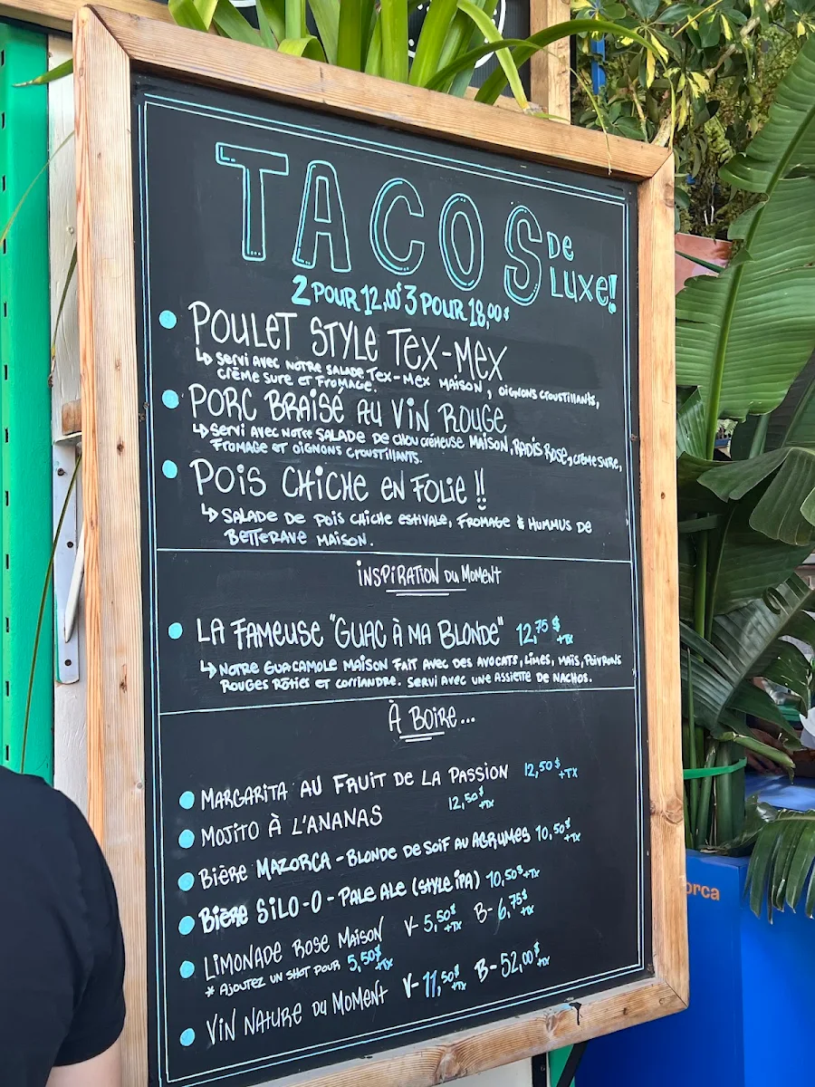 Menu, Mazorca MTL