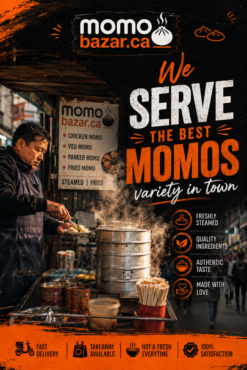 Menu, MOMO BAZAAR.ca - Indian dumpling and Hakka