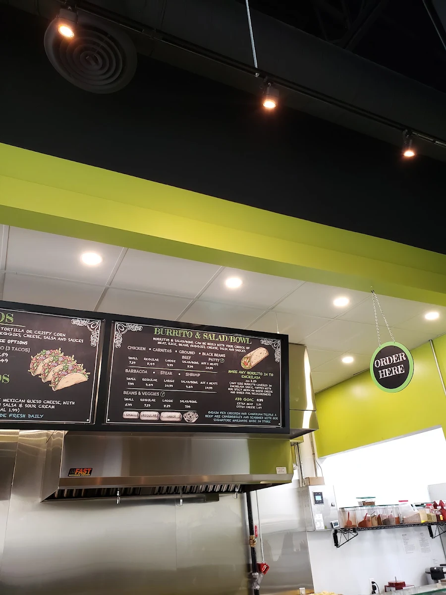 Menu, Guac Mexi Grill