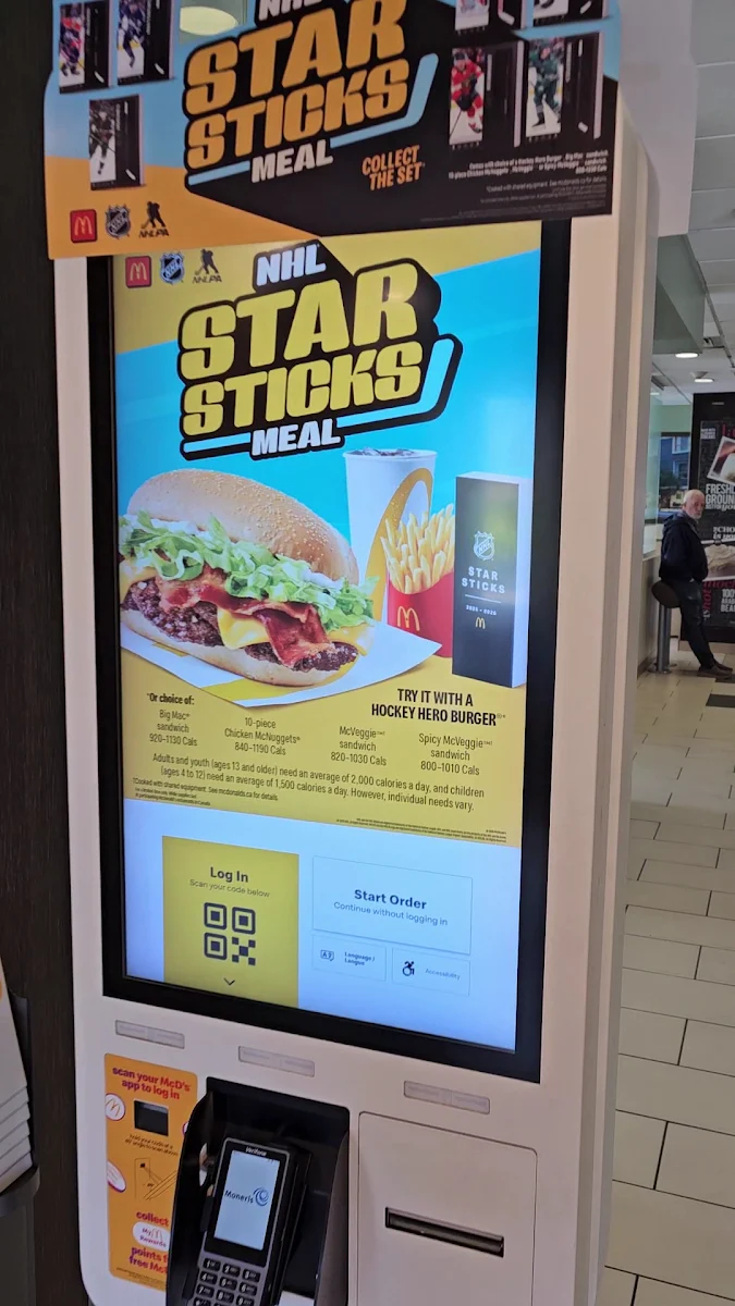 Menu, McDonald's