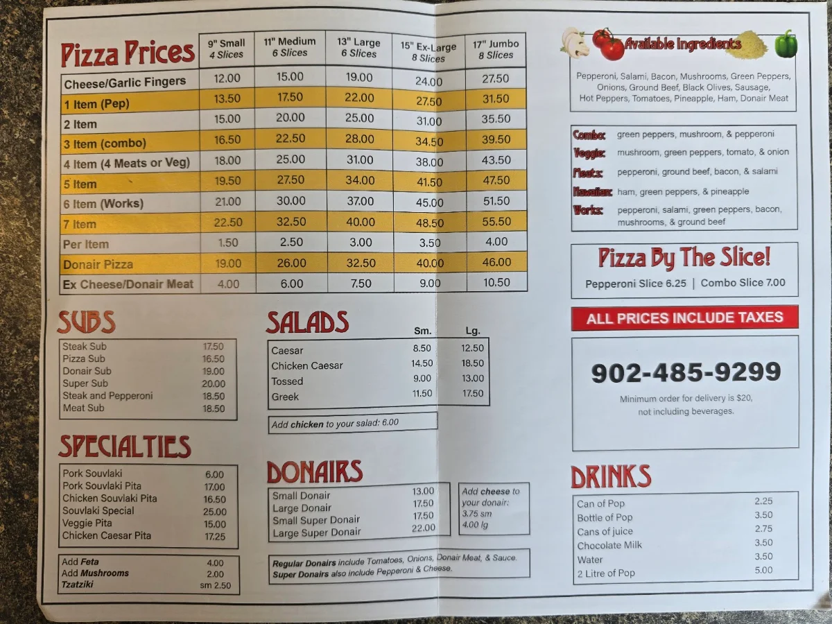 Menu photo 1