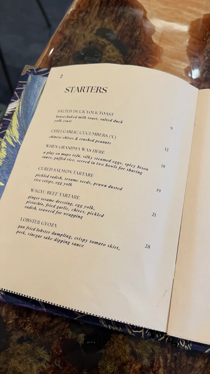 Menu, Don at Kitsilano