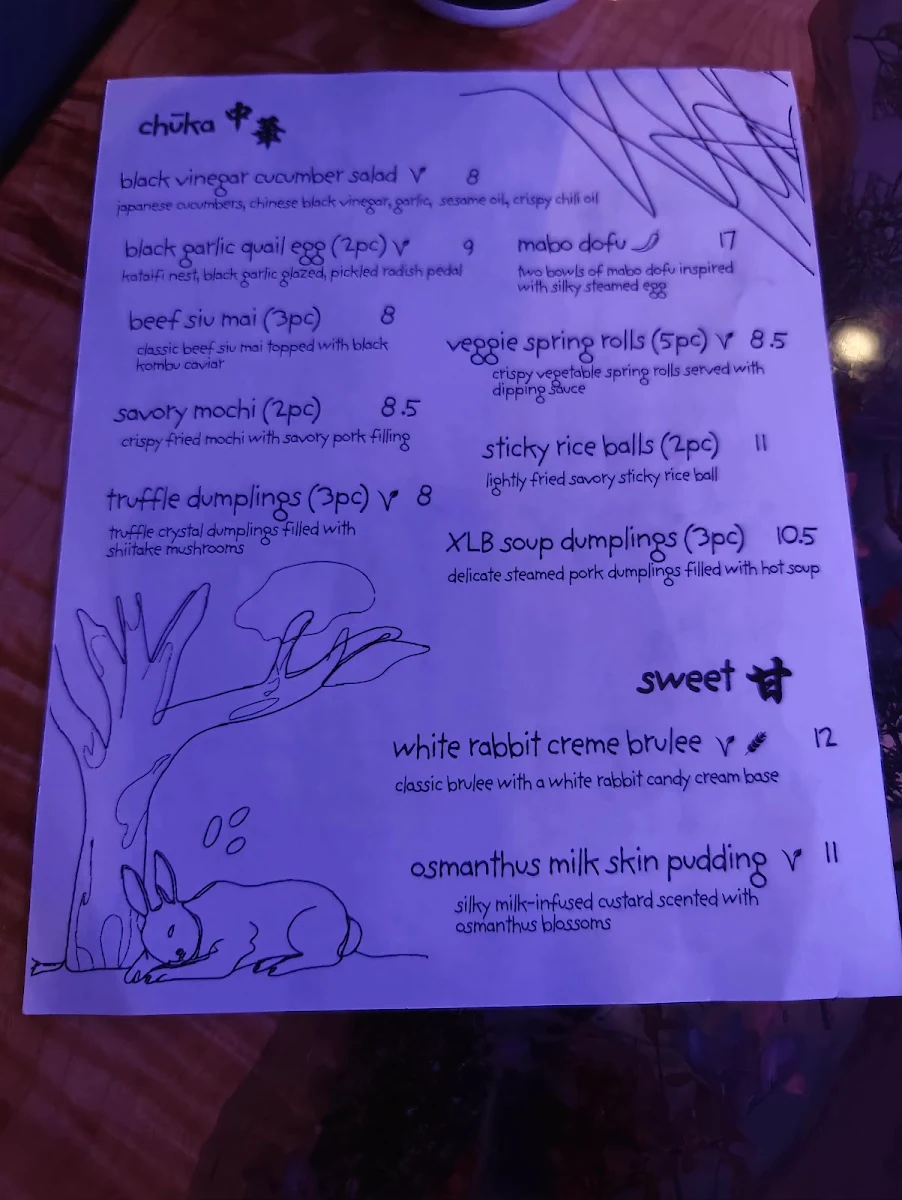 Menu, Don at Kitsilano