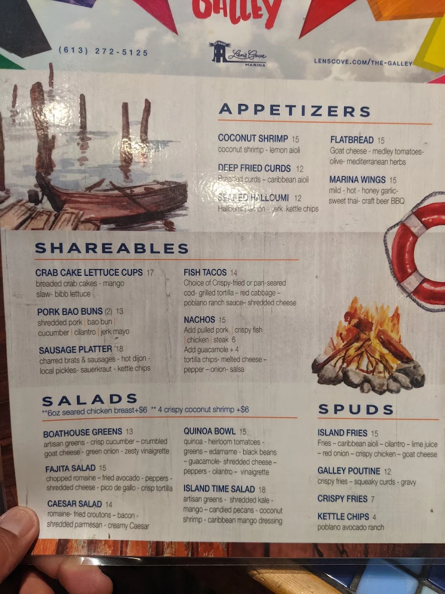 Menu, The Galley