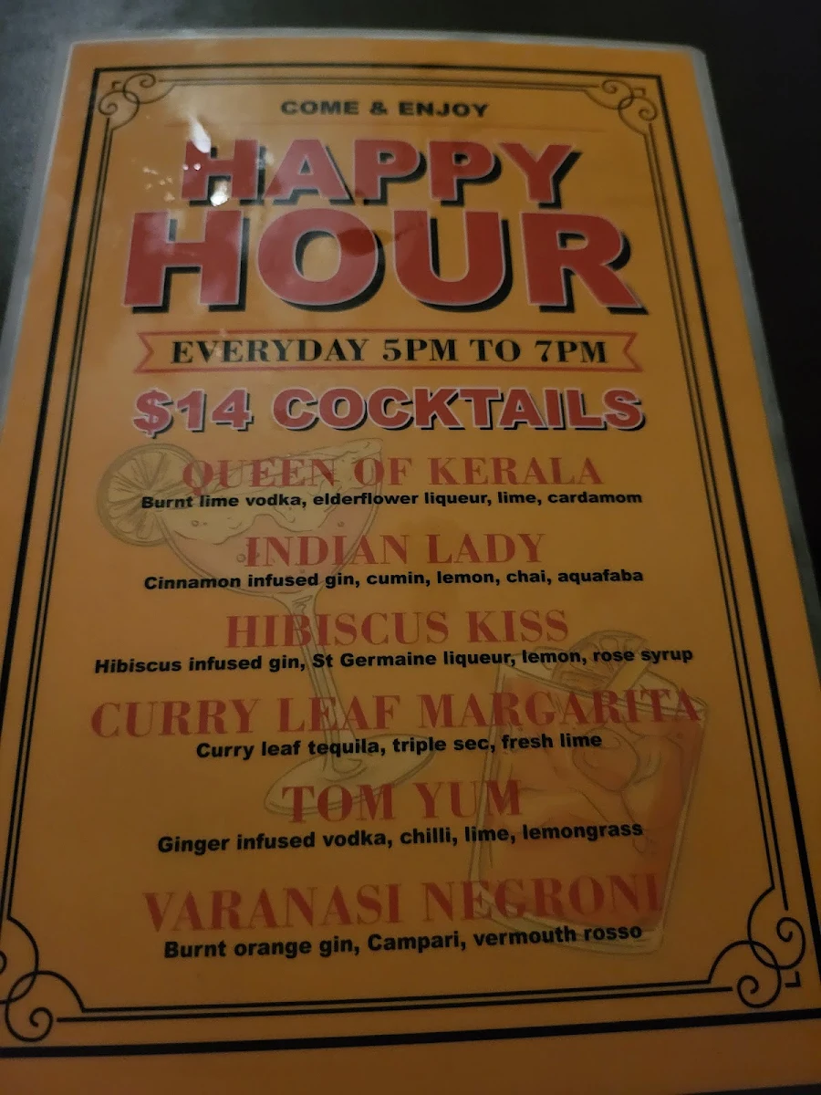 Menu, Bhang