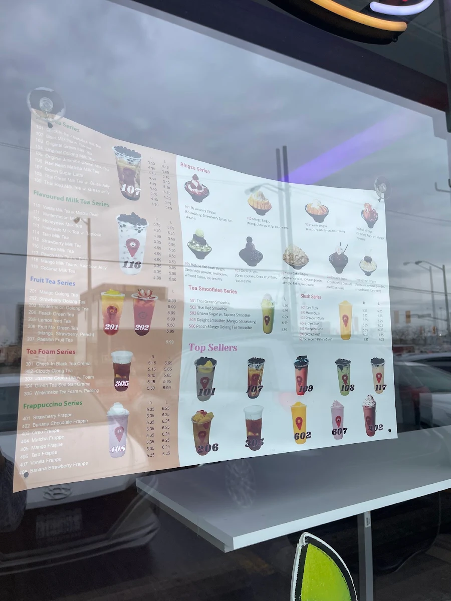 Menu, Check-In Corner