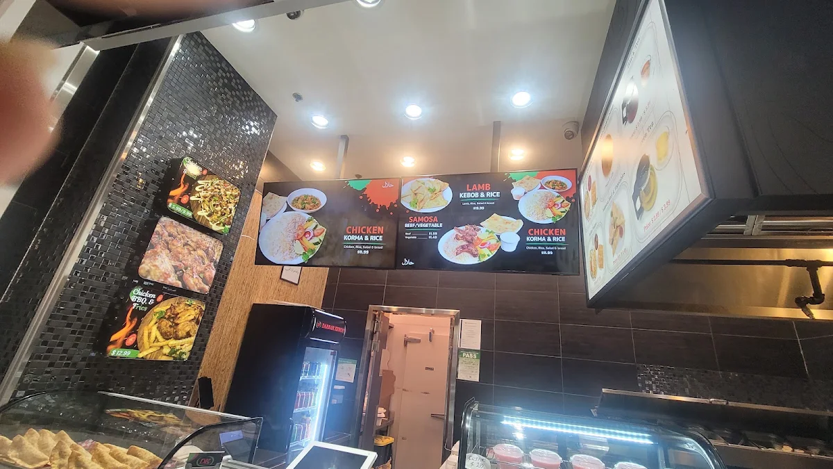 Menu, Darbar Kebob