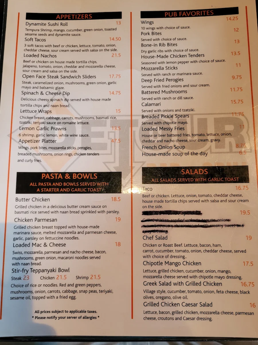 Menu photo 1