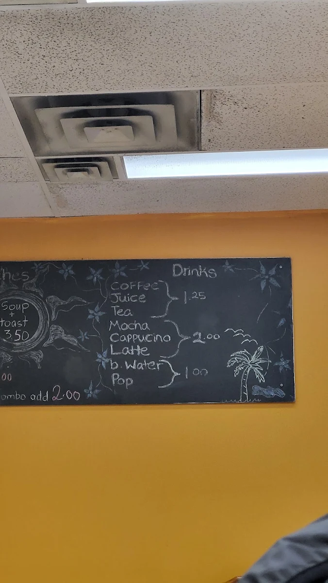 Menu, Yaser's Cafe