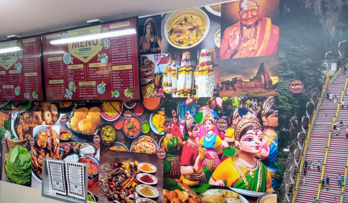 Menu, Harin Curry House