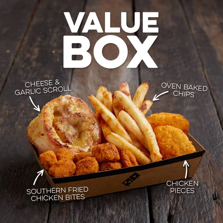 Menu, Domino's Pizza Morwell
