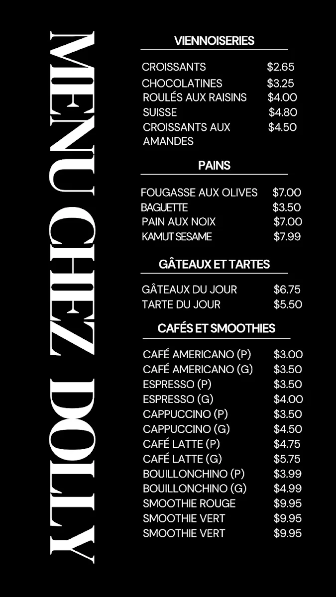 Menu photo 1