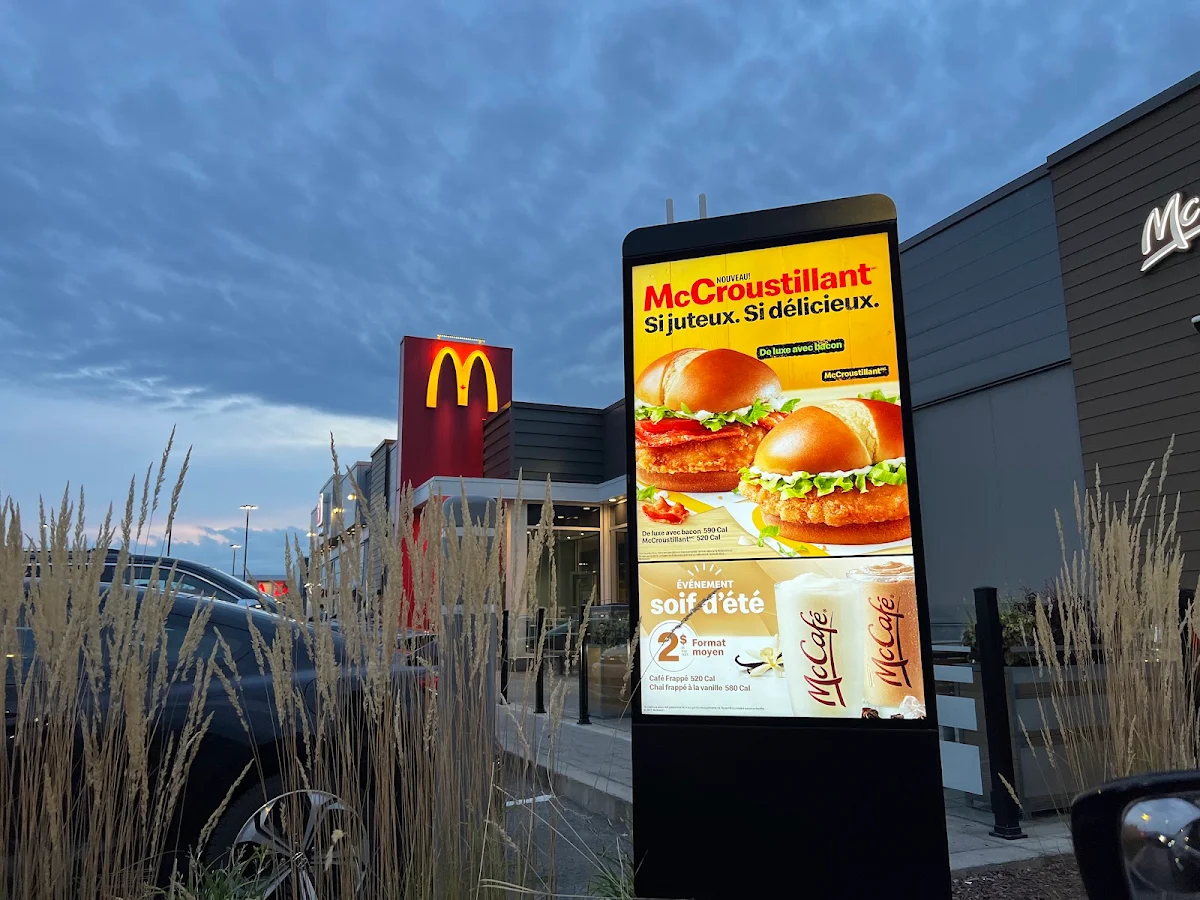Menu, McDonald's