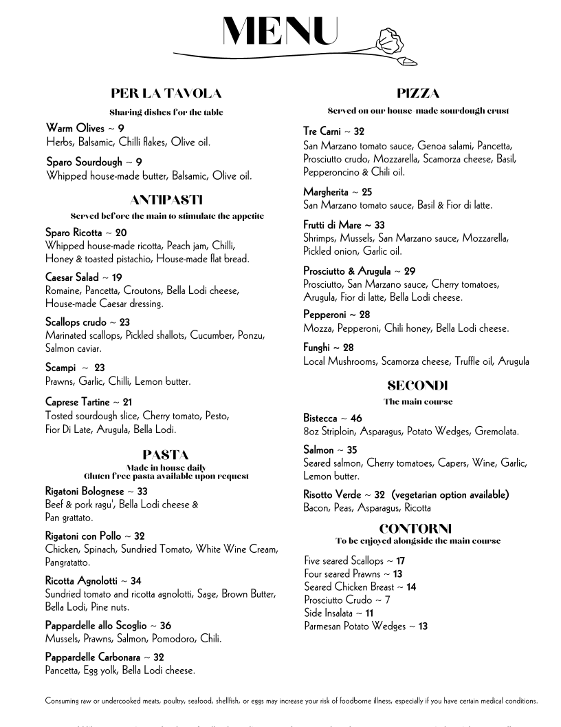 Menu photo 1