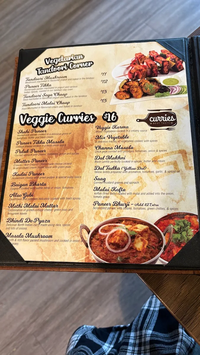 Menu, Apna Meats And Grill