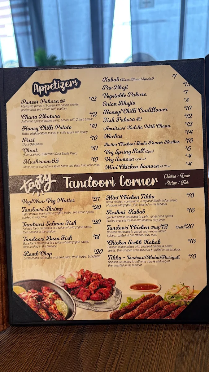 Menu, Apna Meats And Grill