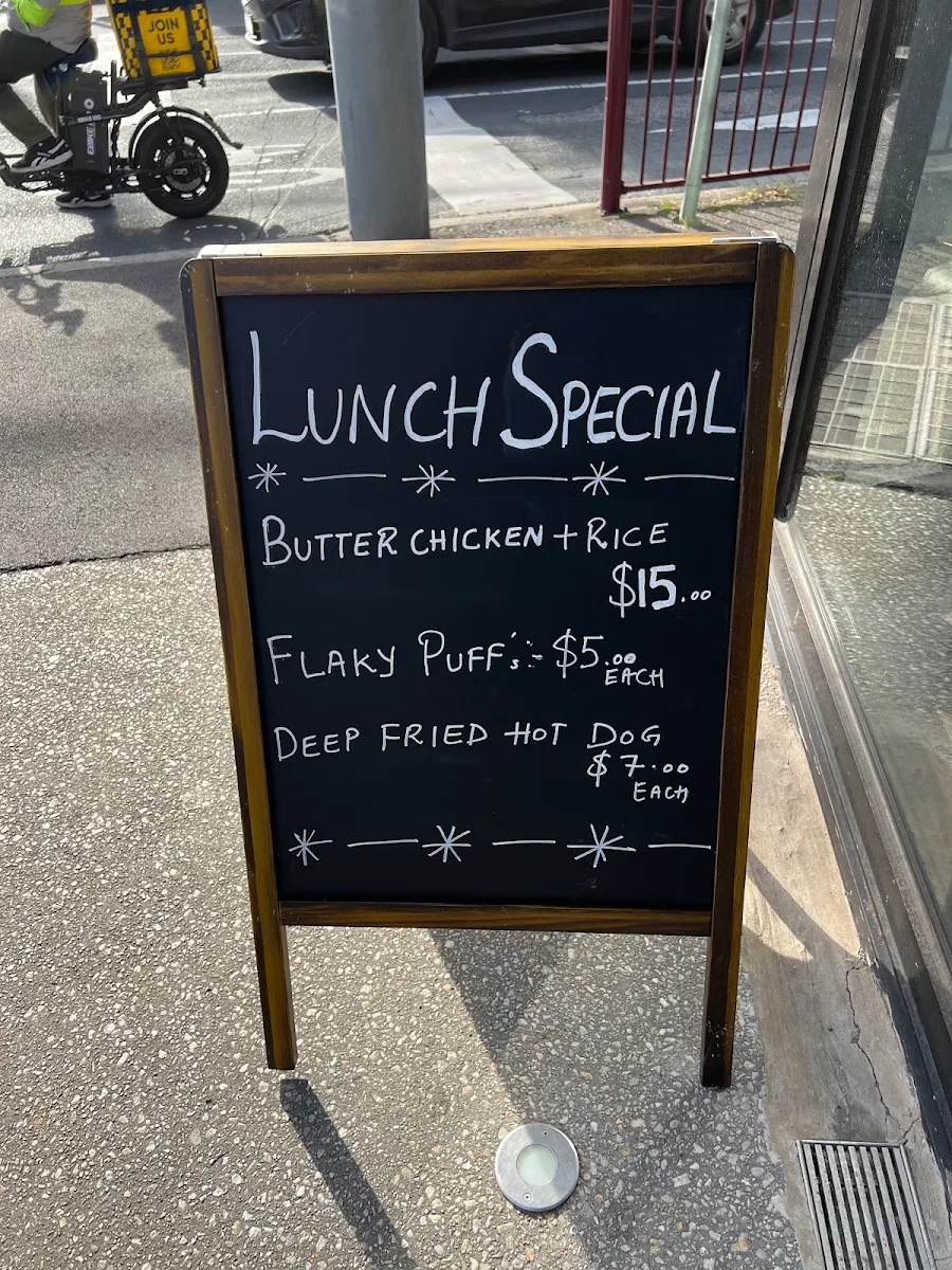 Menu, Rubika Cafe & Bar